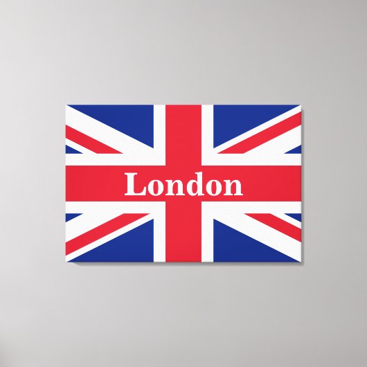 Union Jack London ~ British Flag Canvas Print Leinwanddruck (Vorderseite)