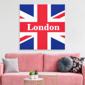 Union Jack London ~ British Flag Canvas Print Leinwanddruck (Insitu (Wohnzimmer))