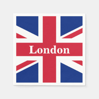 Union Jack London ~ British Flag Paper Dinner Napo Serviette