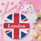 Union Jack London ~ British Flag Paper Plate Pappteller (Party)