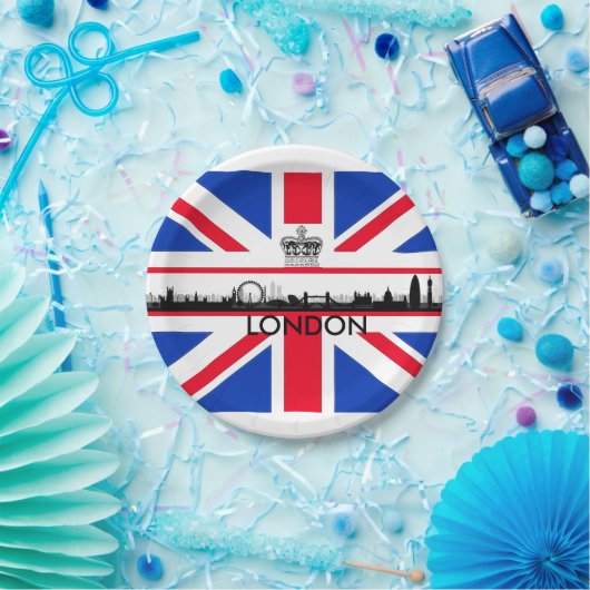 Union Jack London Skyline Theme Party Paper Teller (Party)