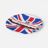 Union Jack London Skyline Theme Party Paper Teller (Schrägansicht)