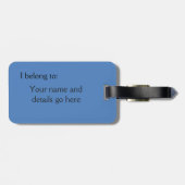 Union Jack Luggage Tag Gepäckanhänger (Rückseite horizontal)