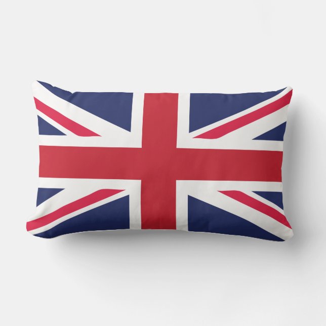 Union Jack Lumbar Pillow Lendenkissen (Vorderseite)