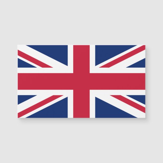 Union Jack Magnetkarte (Vorderseite)