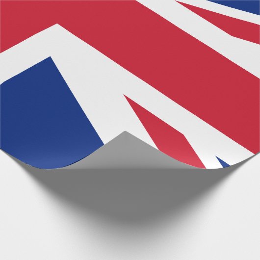 Union Jack Matte Wrapping Paper, 30" x 6' Geschenkpapier (Ecke)