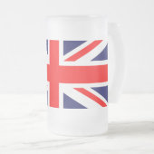 Union Jack Mattiert Beer Tasse (VorderseiteRechts)