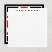 Union Jack Mitteilungskarte (Vorne/Hinten)