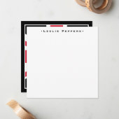 Union Jack Mitteilungskarte (Vorderseite/Rückseite Beispiel)