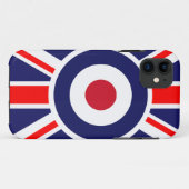 Union Jack Mod England Ziel Case-Mate iPhone Hülle (Rückseite (Horizontal))