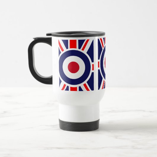 Union Jack Mod England Ziel Reisebecher (Links)