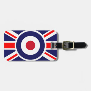 Union Jack Mods England Zielscheibe Gepäckanhänger