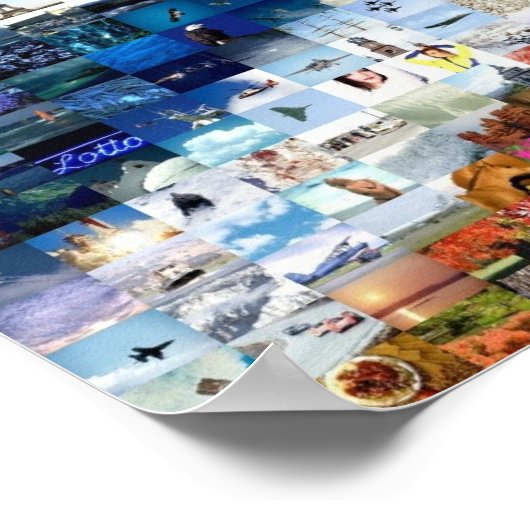 Union Jack Montage Poster (Ecke)