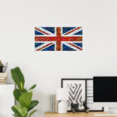 Union Jack Montage - Standard Poster (Heimbüro)
