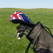 Union Jack Muster Golf Headcover (In SItu)