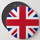 Union Jack National Flag Großbritannien Button (Vorne & Hinten)