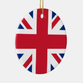 Union Jack National Flag Großbritannien Keramik Ornament (Rechts)