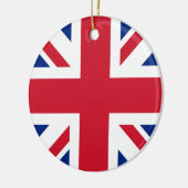 Union Jack National Flag Großbritannien Keramik Ornament (Links)