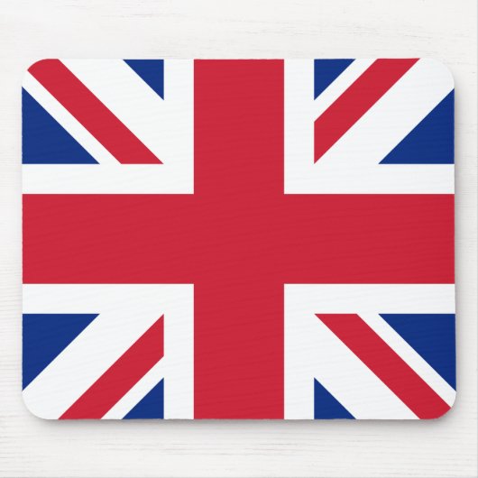 Union Jack National Flag Großbritannien Mousepad (Vorne)