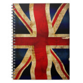 Union Jack Notebook Notizblock (Vorderseite)