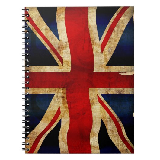 Union Jack Notebook Notizblock (Vorderseite)
