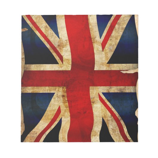 Union Jack Notizblock (Vorderseite)