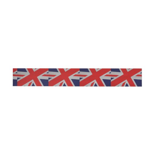 Union Jack on Carbon Fibre Style Print (Person)