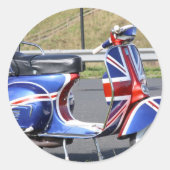 Union Jack on Scooter Stickers (Vorderseite)