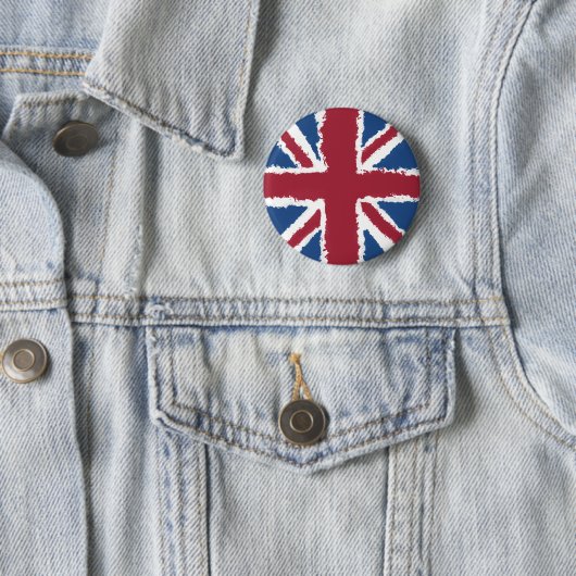 Union Jack Painted Artwork von Heva Weva Button (Beispiel)