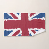 Union Jack Painted Artwork von Heva Weva Handtuch (Handtuch)