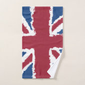 Union Jack Painted Artwork von Heva Weva Handtuch (Handtuch)
