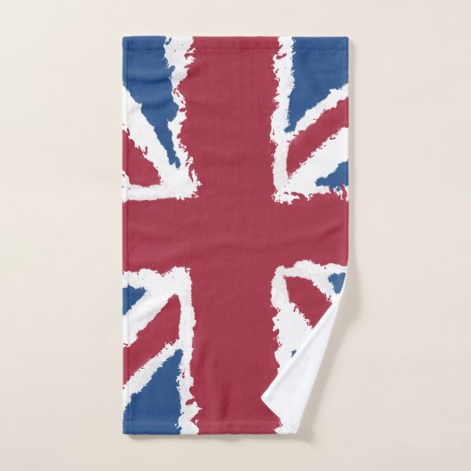 Union Jack Painted Artwork von Heva Weva Handtuch (Handtuch)