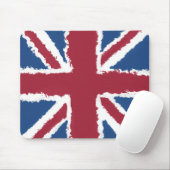 Union Jack Painted Artwork von Heva Weva Mousepad (Mit Mouse)