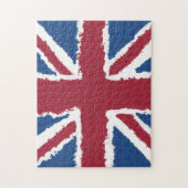 Union Jack Painted Artwork von Heva Weva Puzzle (Vertikal)
