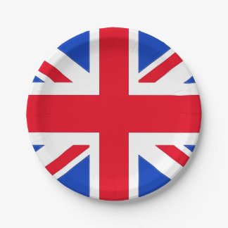 Union Jack-Party-Teller Pappteller