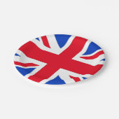 Union Jack-Party-Teller Pappteller (Schrägansicht)