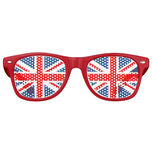 Union Jack Partybrille (Vorderseite)