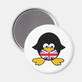 Union Jack Penguin Magnet (Vorderseite/Rückseite)