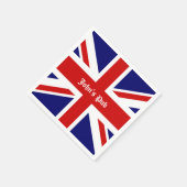 Union Jack Personalisiert British Pub Serviette (Ecke)