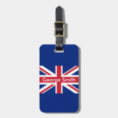 Union JacK personalisiert Gepäckanhänger (Vorderseite vertikal)