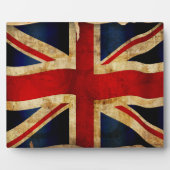 Union Jack Plakette Fotoplatte (Vorderseite)