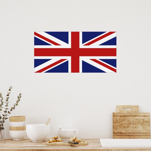 Union Jack Poster (Küche)