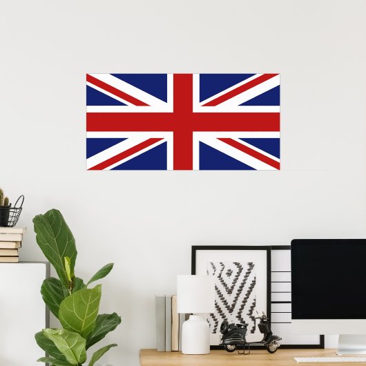 Union Jack Poster (Heimbüro)
