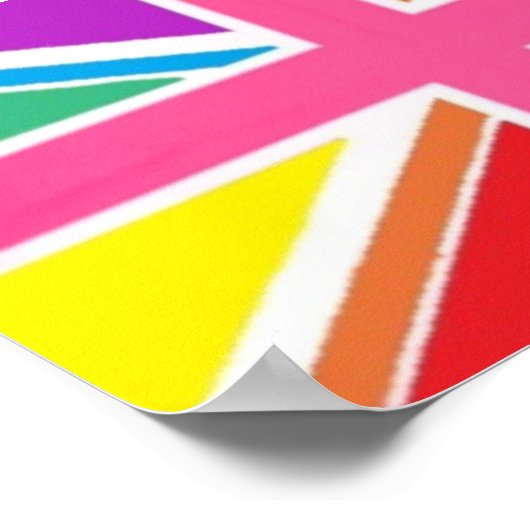 Union Jack Poster (Ecke)