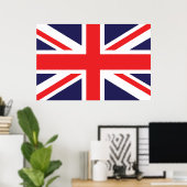 Union Jack Poster (Heimbüro)