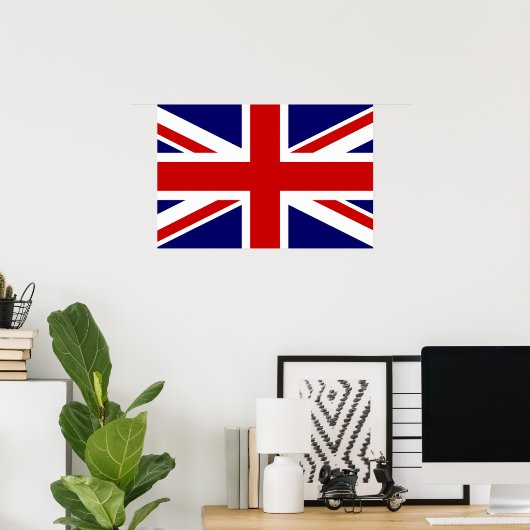 Union Jack Poster (Heimbüro)