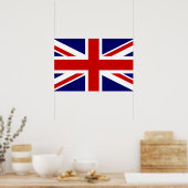 Union Jack Poster (Küche)