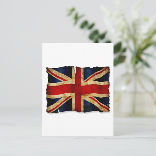 Union Jack Postkarte (Stehend Vorderseite)