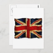Union Jack Postkarte (Vorne/Hinten)