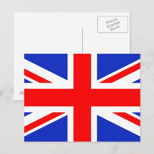 "UNION JACK" POSTKARTE (Vorne/Hinten)